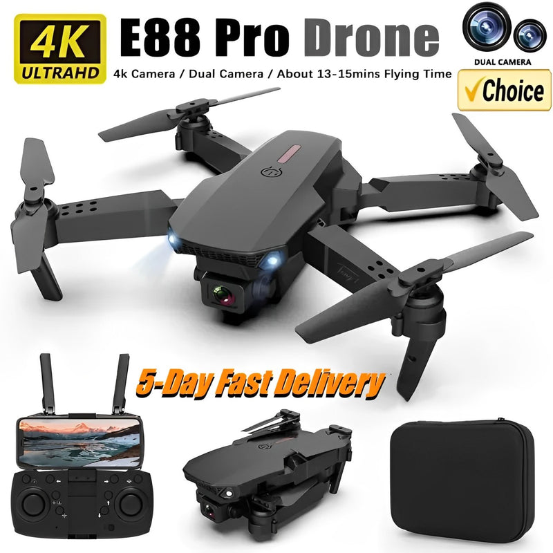 Drone E88Pro RC 4K Profissional