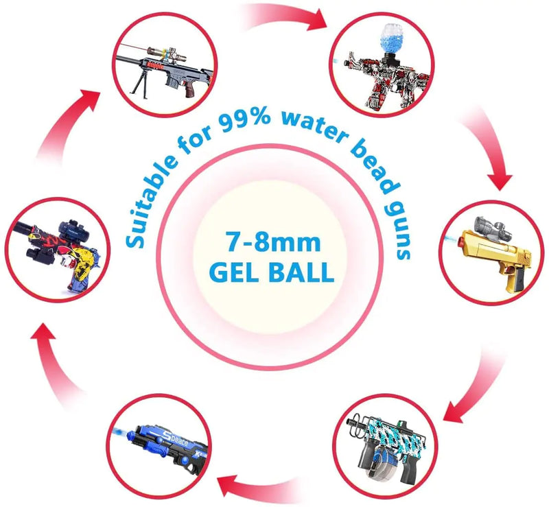 Bolas de Gel para Armas de Brinquedo 50.000 Esferas