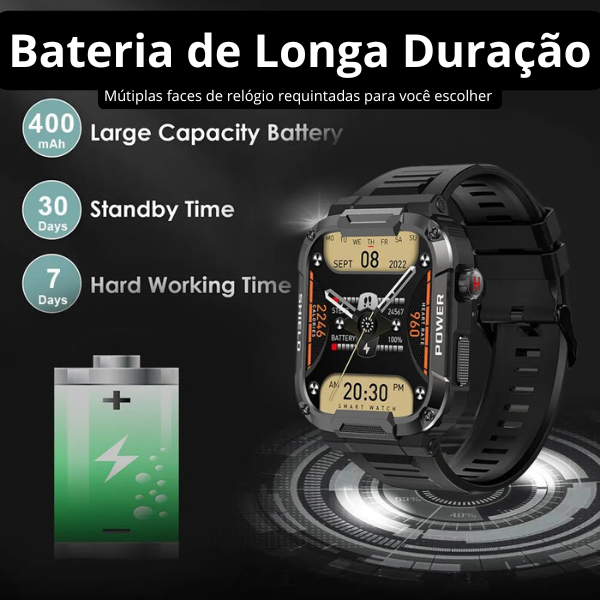 Relógio Melanda Militar Smart Watch